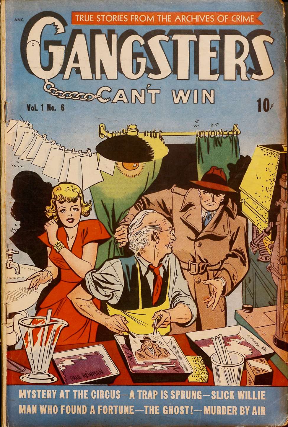 Comic Book Cover For Gangsters Can't Win 6