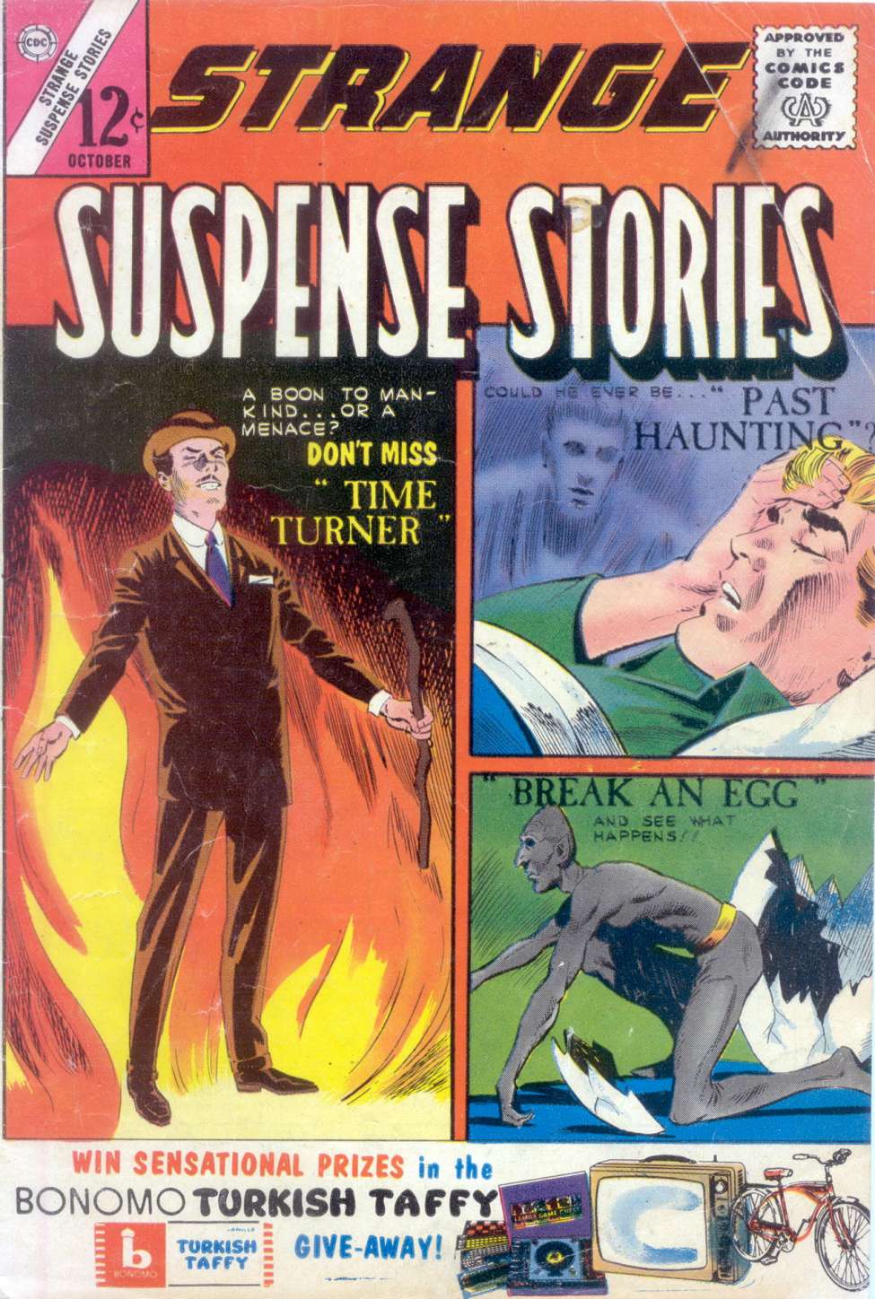 Comic Book Cover For Strange Suspense Stories 67