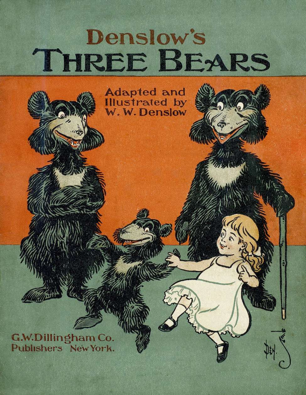 Book Cover For Denslow's Three Bears