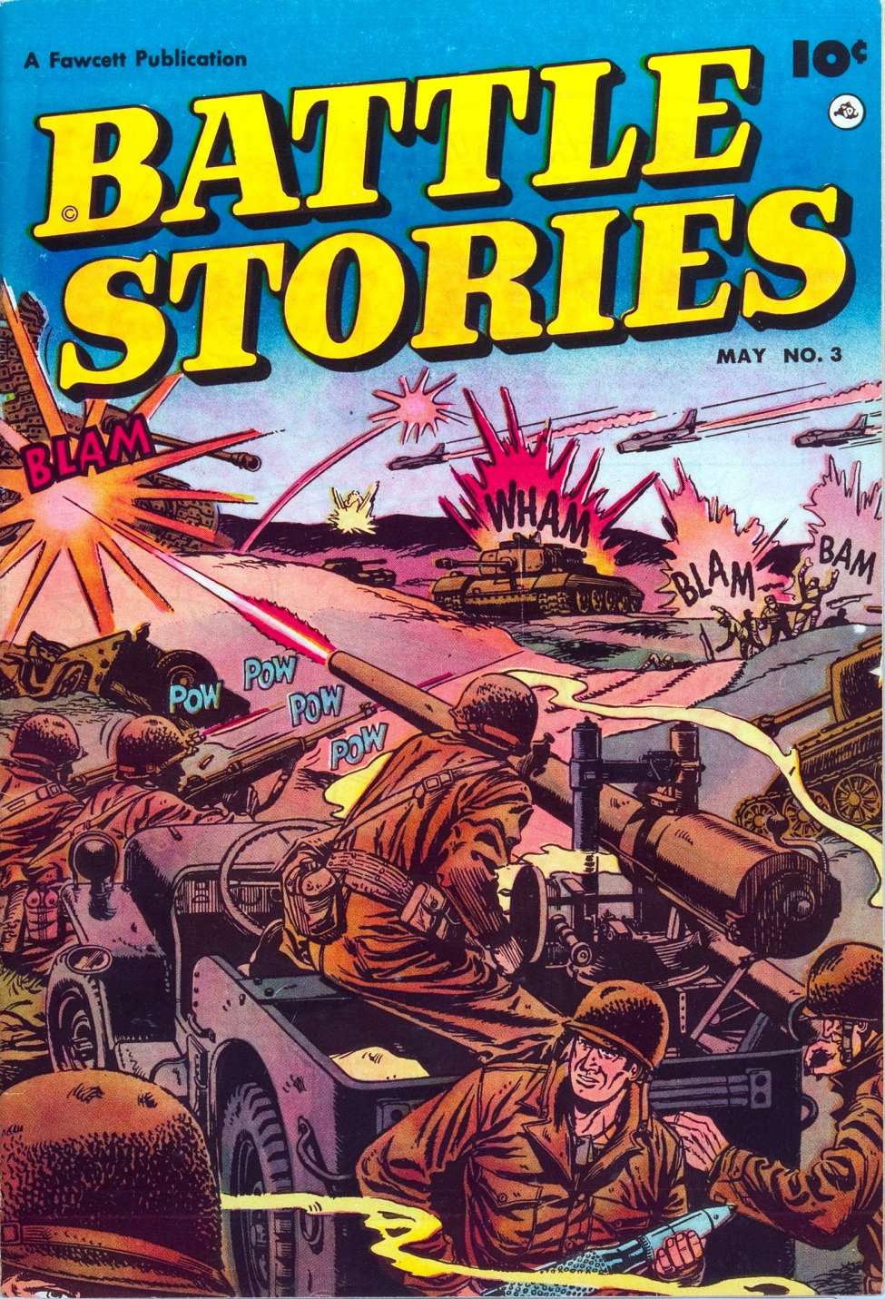Comic Book Cover For Battle Stories 3 - Version 1