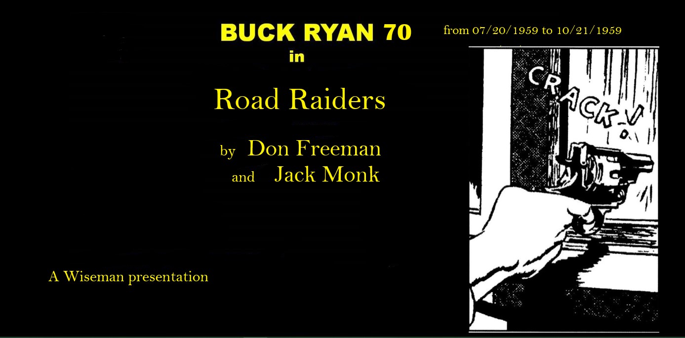 Book Cover For Buck Ryan 70 - Road Raiders