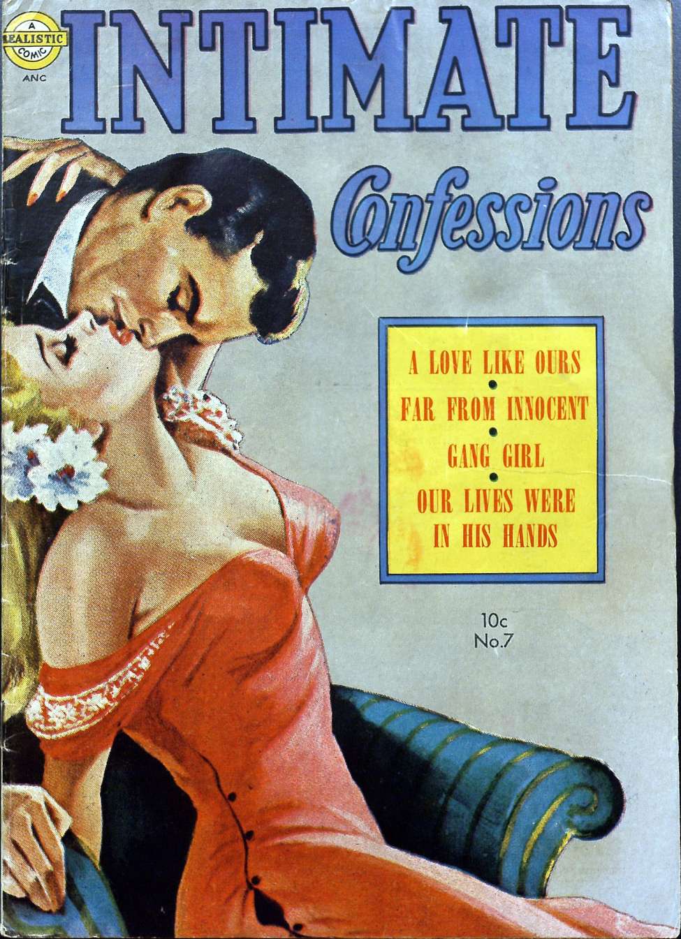 Comic Book Cover For Intimate Confessions 7