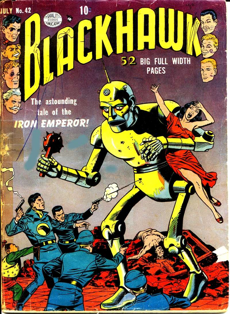 Comic Book Cover For Blackhawk 42