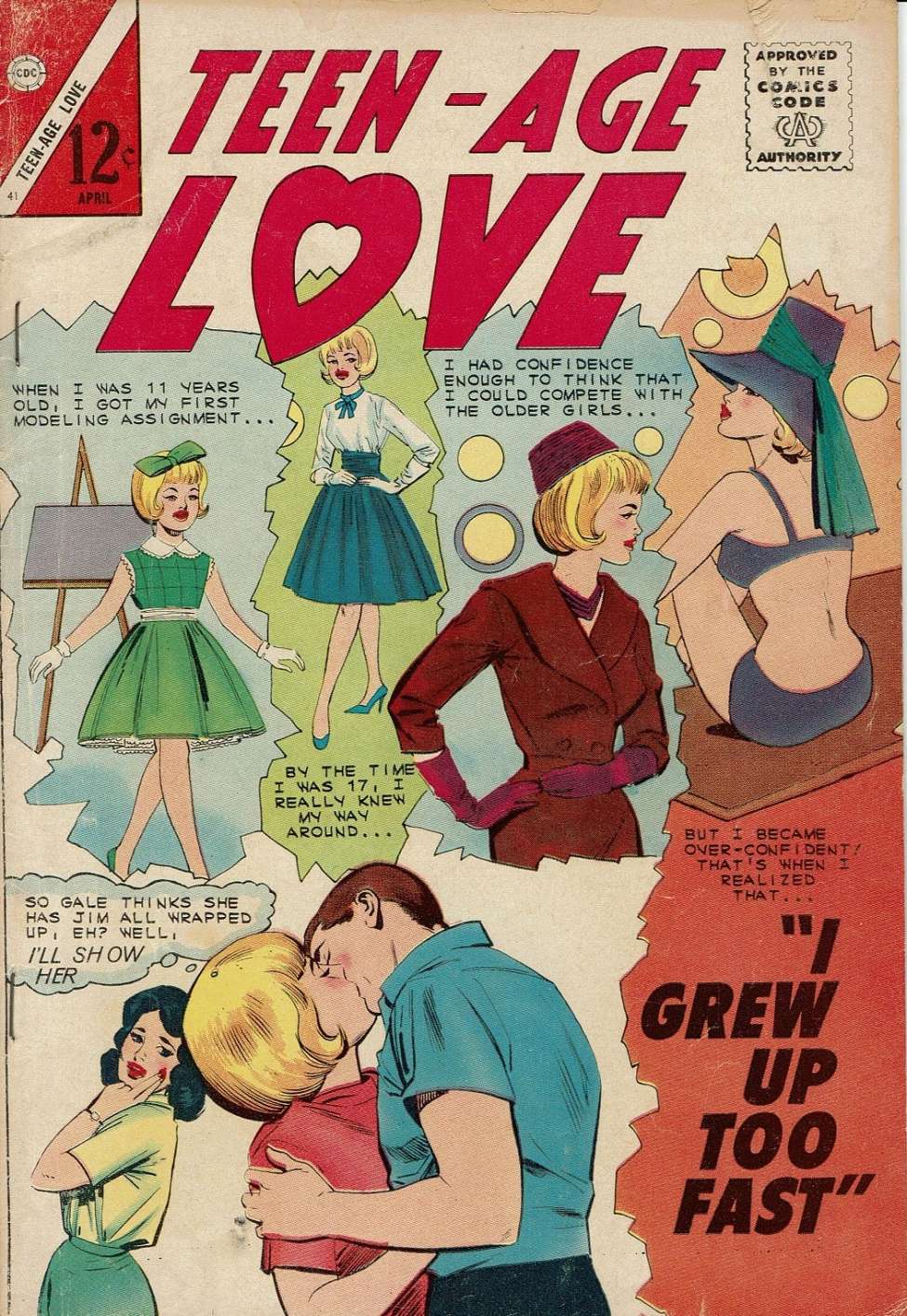 Comic Book Cover For Teen-Age Love 41