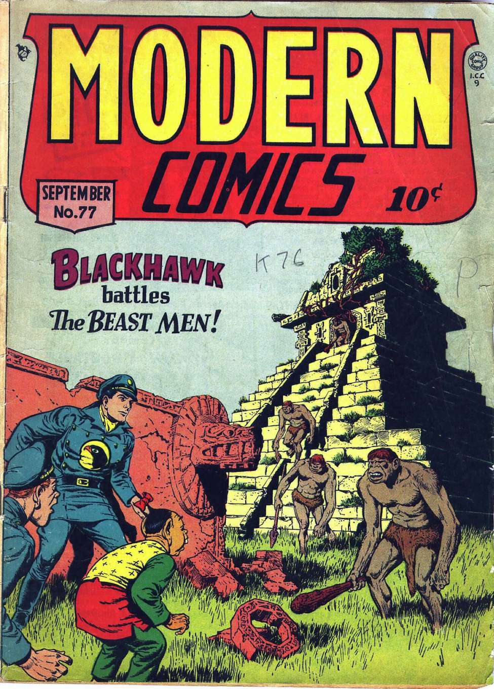 Comic Book Cover For Modern Comics 77