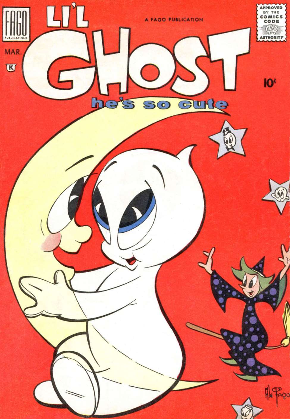 Comic Book Cover For Li'l Ghost 3 - Version 2