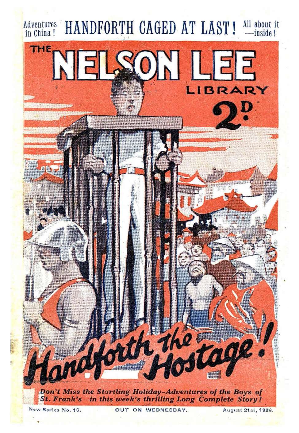 Book Cover For Nelson Lee Library s2 16 - Handforth the Hostage
