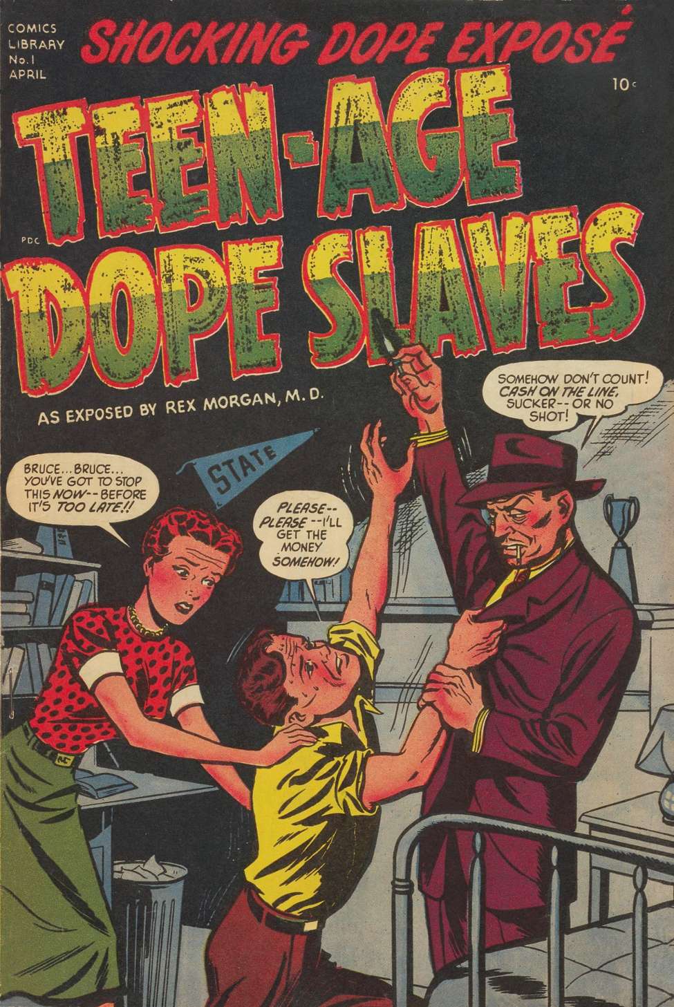 Book Cover For Harvey Comics Library 1 - Teen-Age Dope Slaves