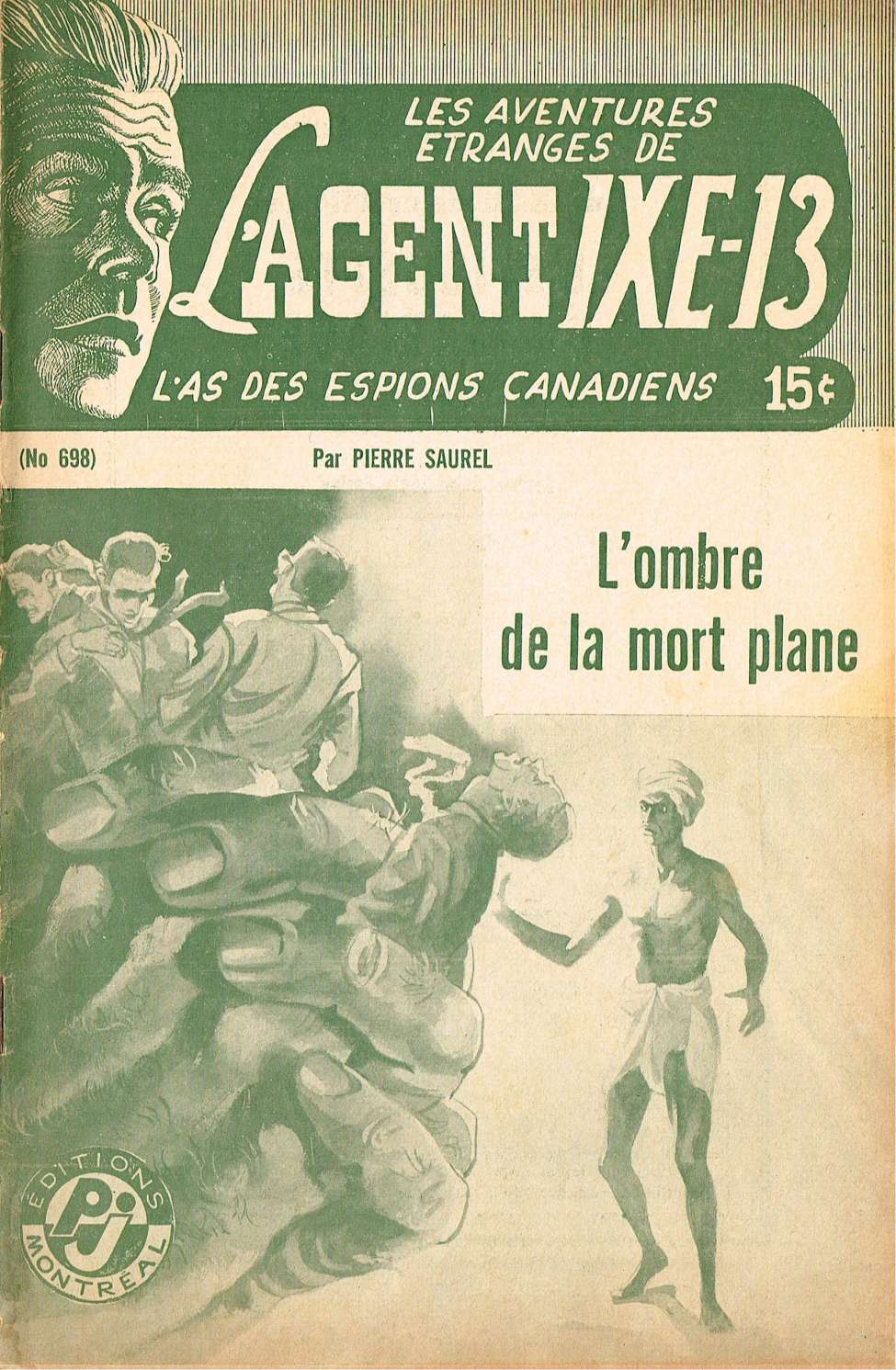 Book Cover For L'Agent IXE-13 v2 698 - L'ombre de la mort plane