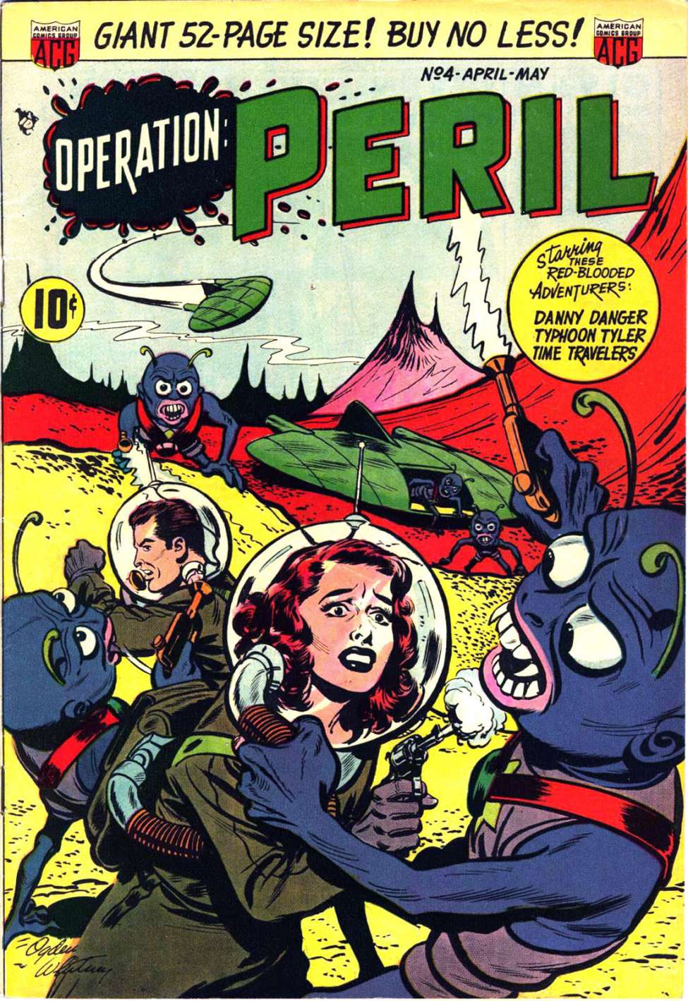 Comic Book Cover For Operation: Peril 4
