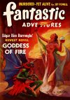 Cover For Fantastic Adventures v3 5 - Goddess of Fire - Edgar Rice Burroughs