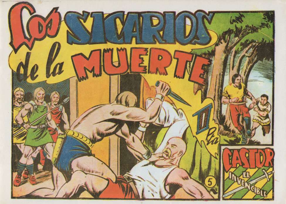 Comic Book Cover For Castor el Invencible 5 - Los Sicarios de la Muerte
