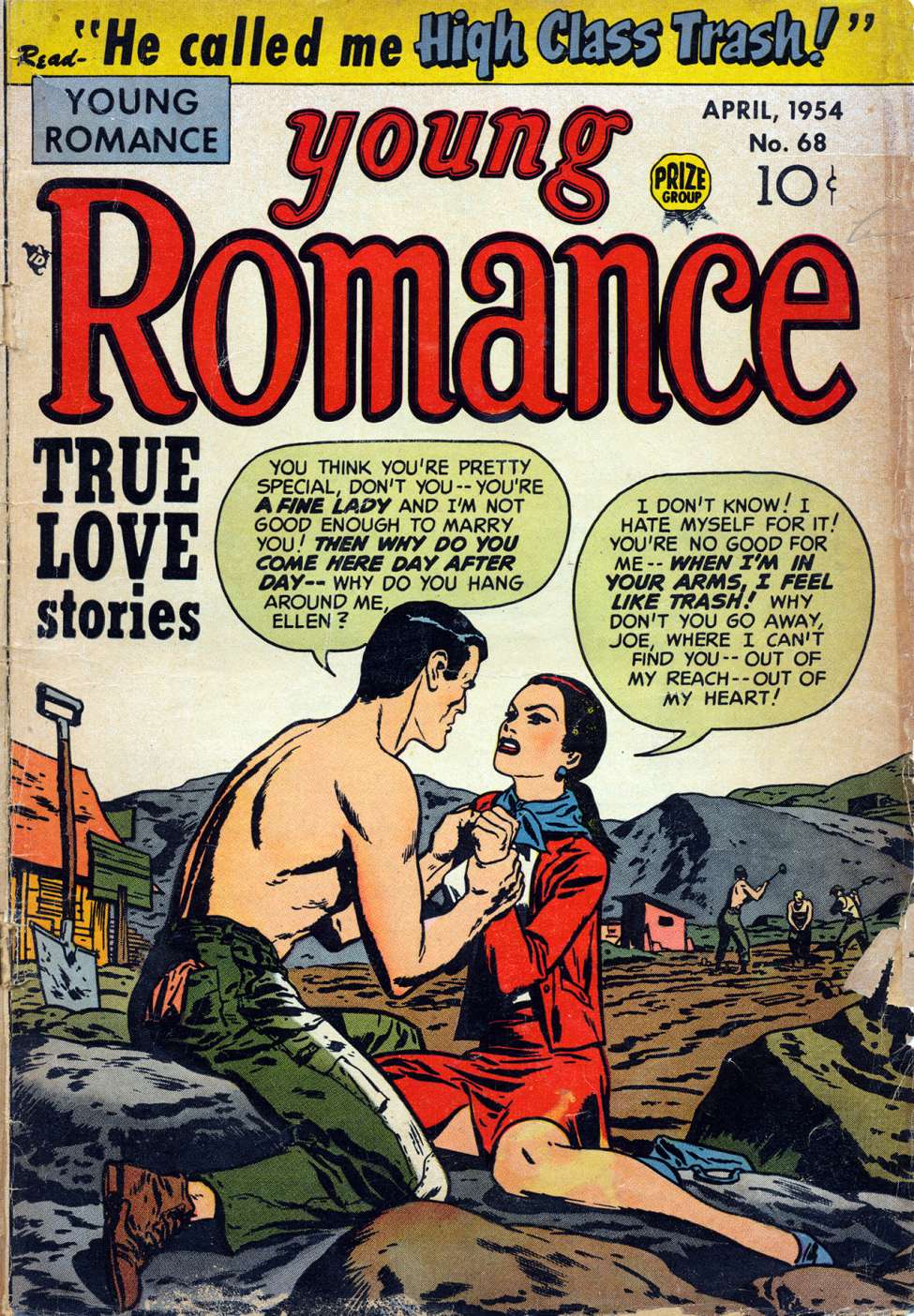 Comic Book Cover For Young Romance 68