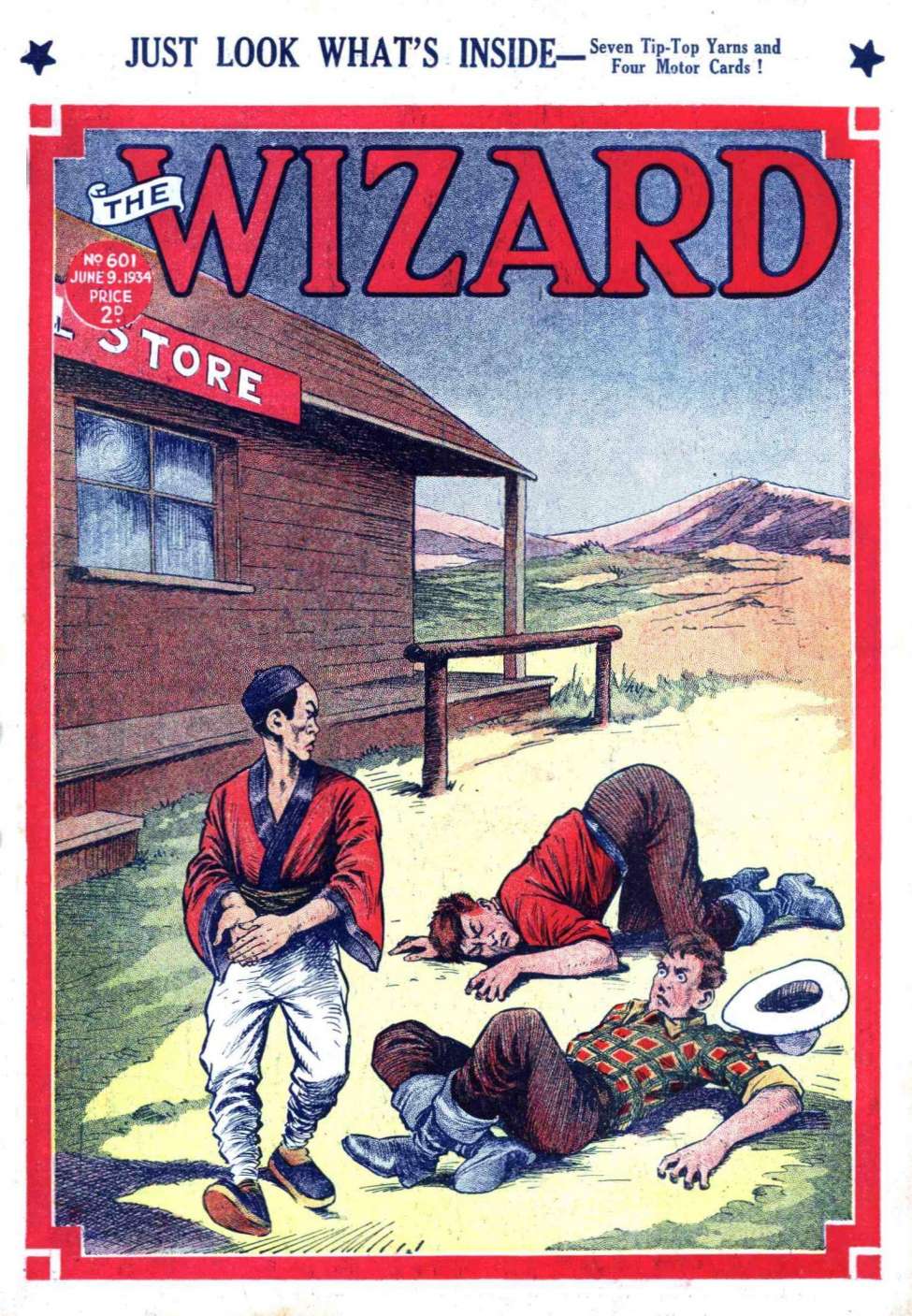 Comic Book Cover For The Wizard 601