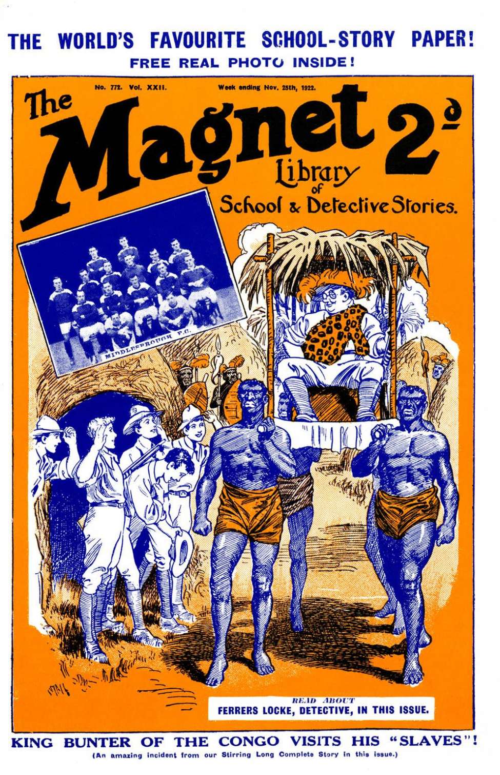 Book Cover For The Magnet 772 - King Bunter of the Congo!