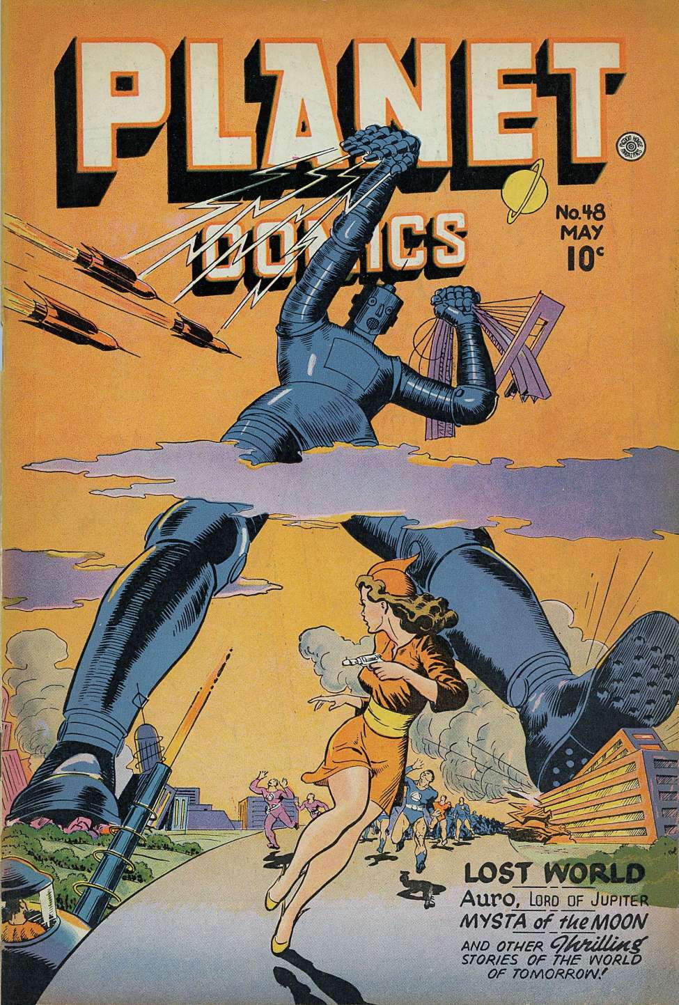 Comic Book Cover For Planet Comics 48 - Version 2