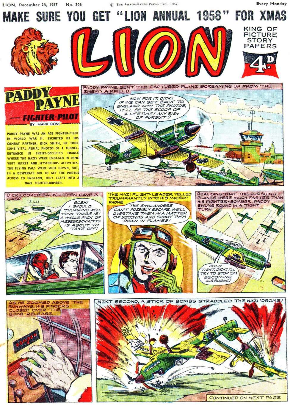 Comic Book Cover For Lion 306