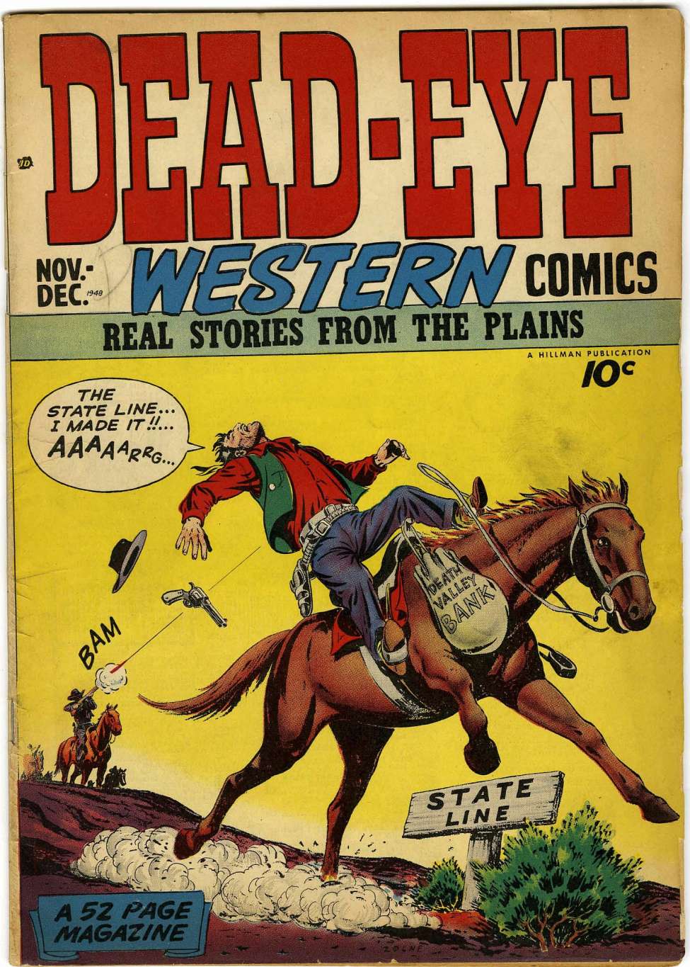 Comic Book Cover For Dead-Eye Western v1 1