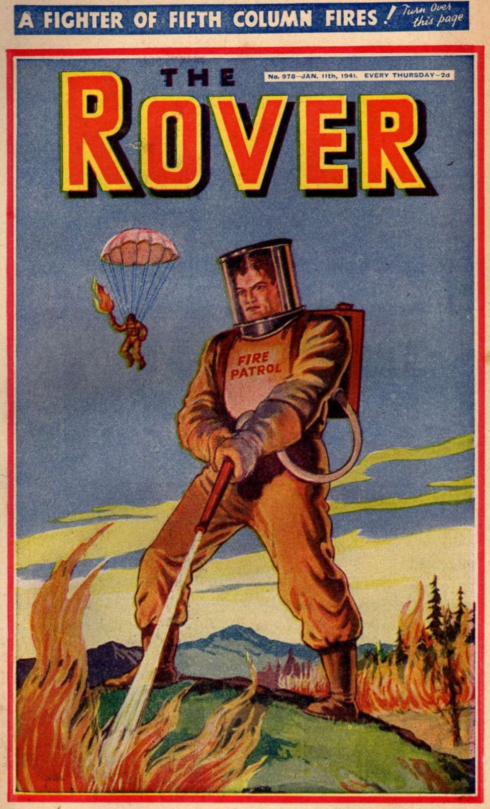 Comic Book Cover For The Rover 978