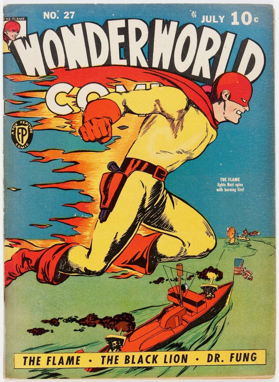 Comic Book Cover For Wonderworld Comics 27