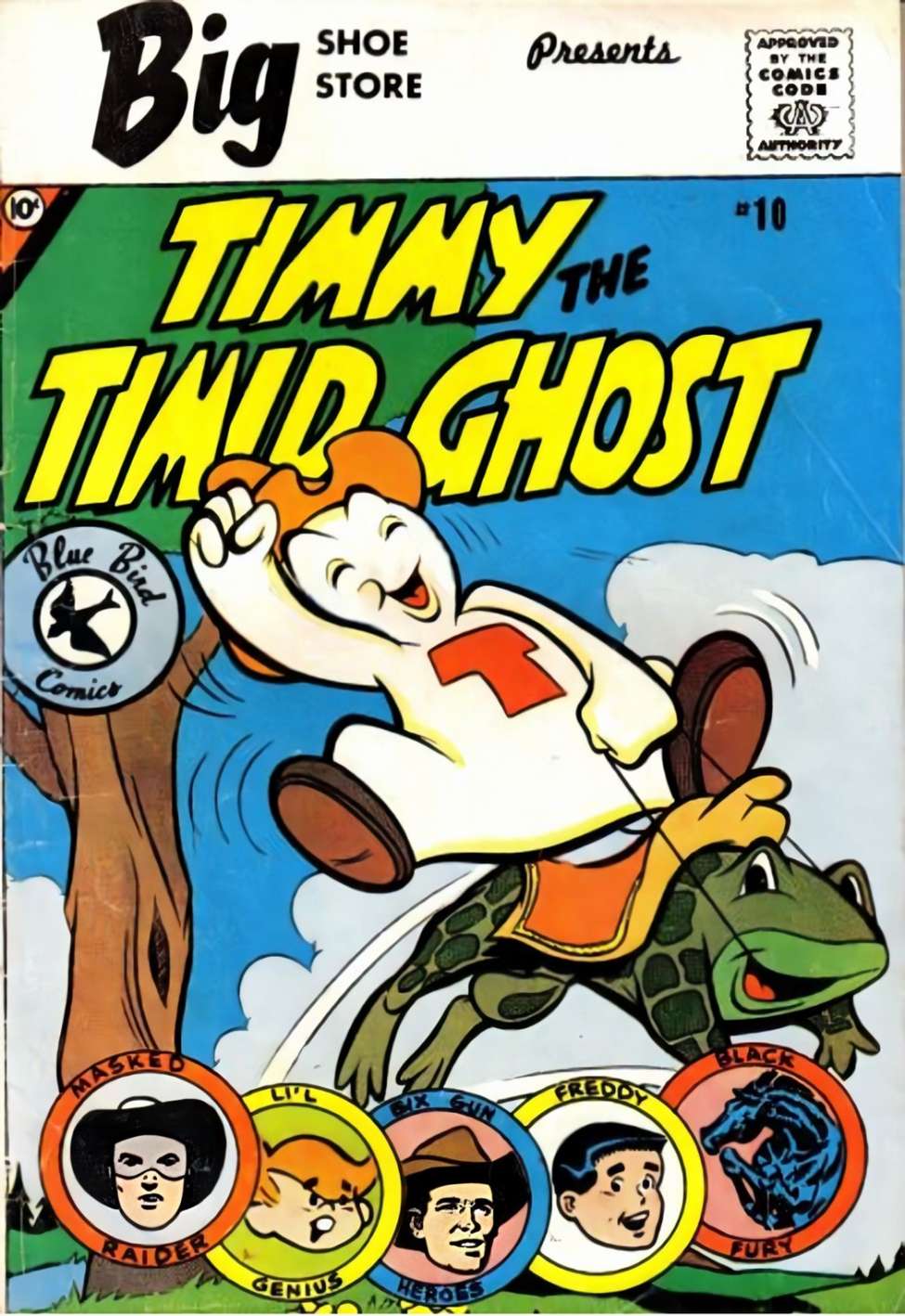 Book Cover For Timmy the Timid Ghost 10 (Blue Bird)