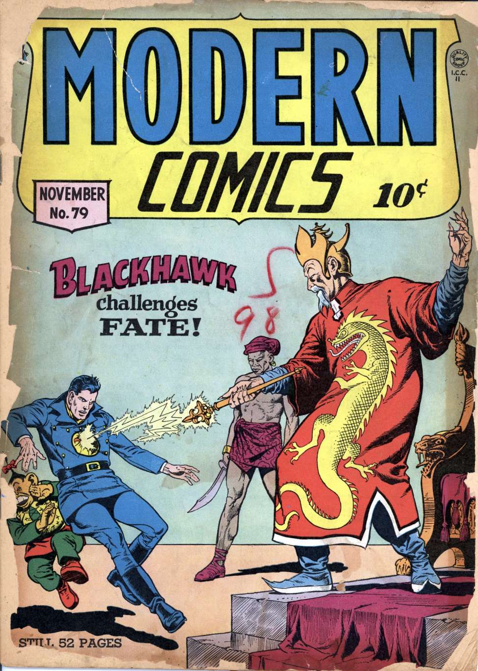Comic Book Cover For Modern Comics 79