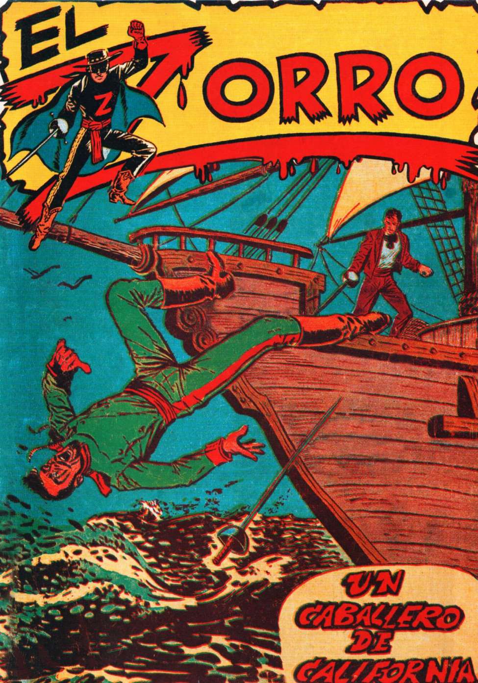 Comic Book Cover For El Zorro 1 - Un Cabbalero de California