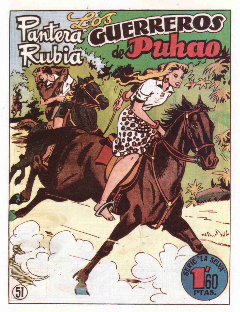 Comic Book Cover For Pantera Rubia 39 - Los Guerreros De Puchao