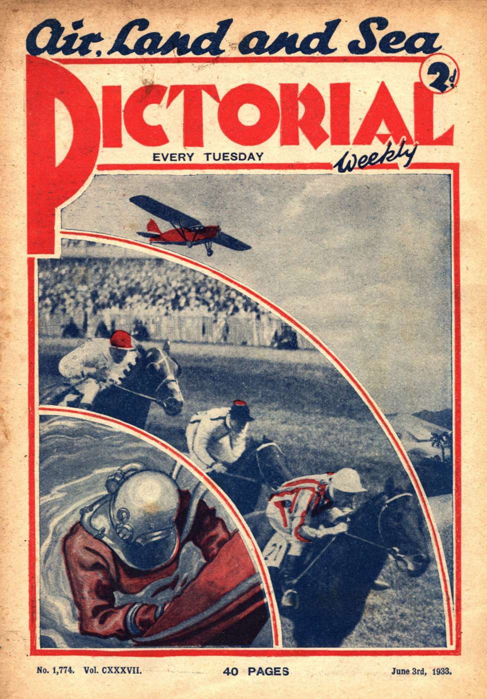 Comic Book Cover For Pictorial Weekly 1774