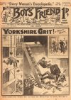 Cover For The Boys' Friend 490 - Yorkshire Grit