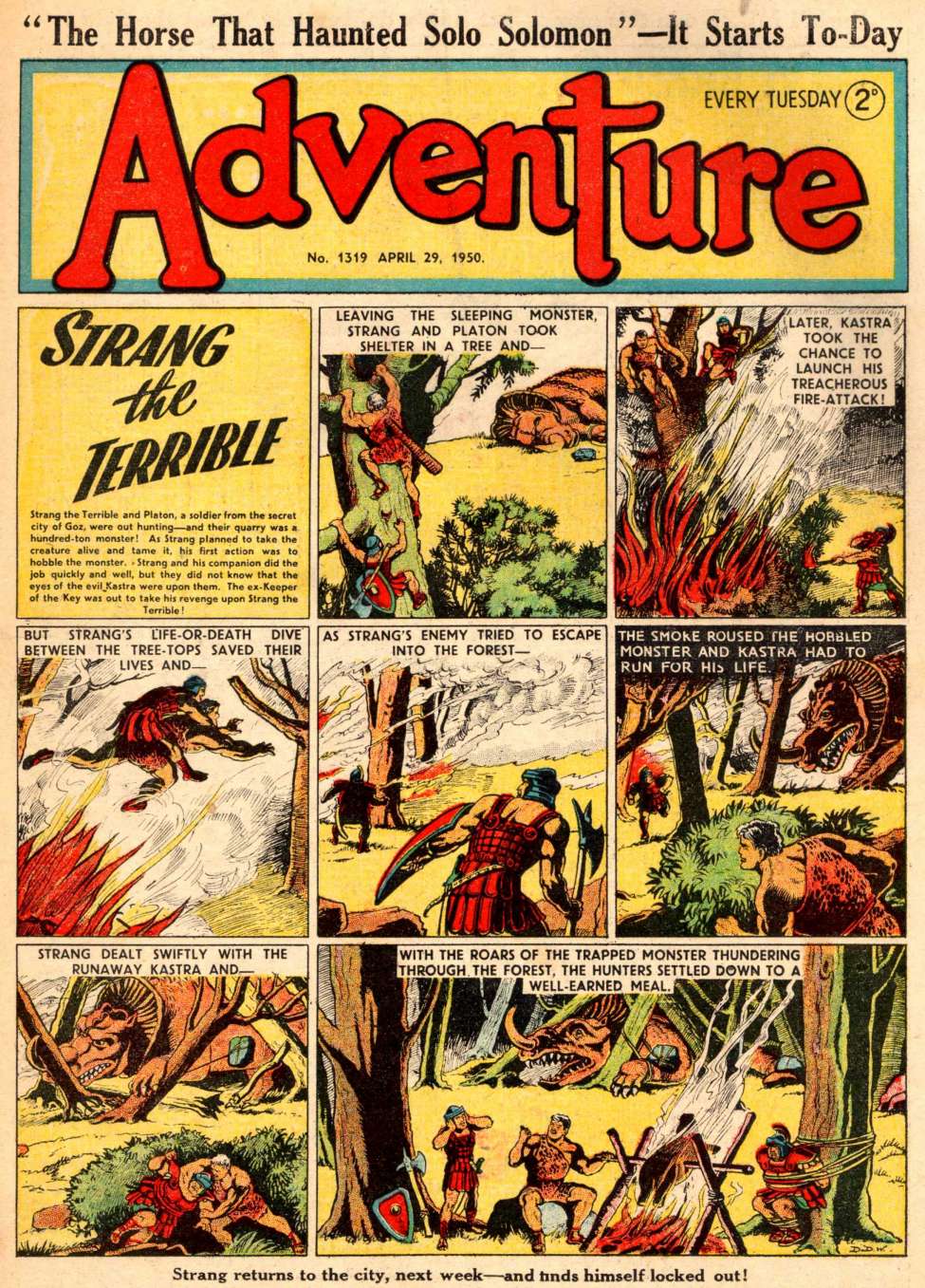 Comic Book Cover For Adventure 1319