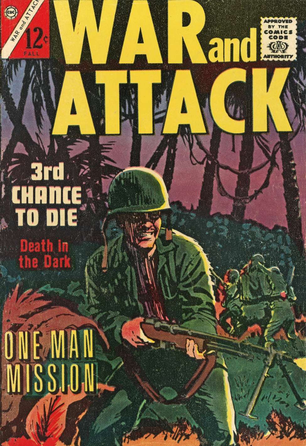 Comic Book Cover For War and Attack 1 - Version 2