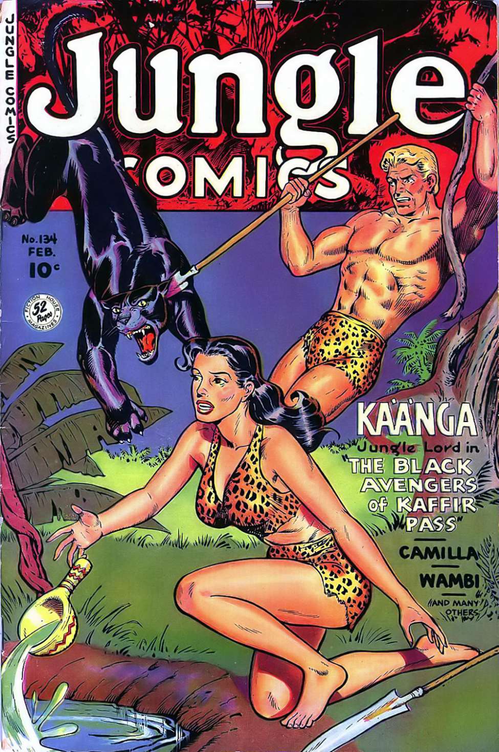 Book Cover For Jungle Comics 134