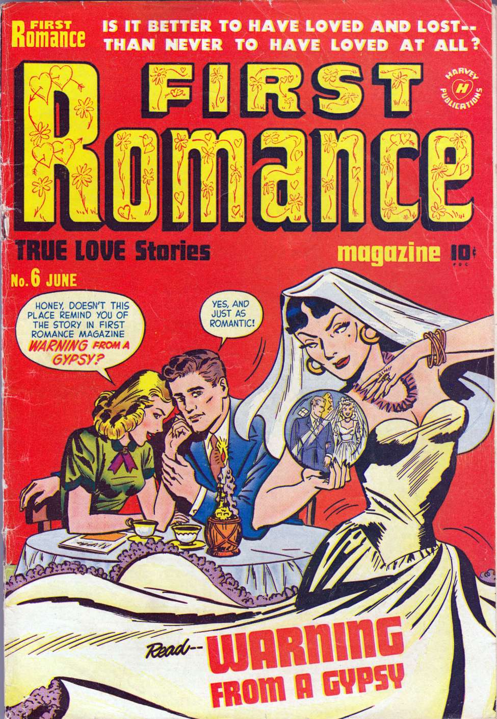 Book Cover For First Romance Magazine 6
