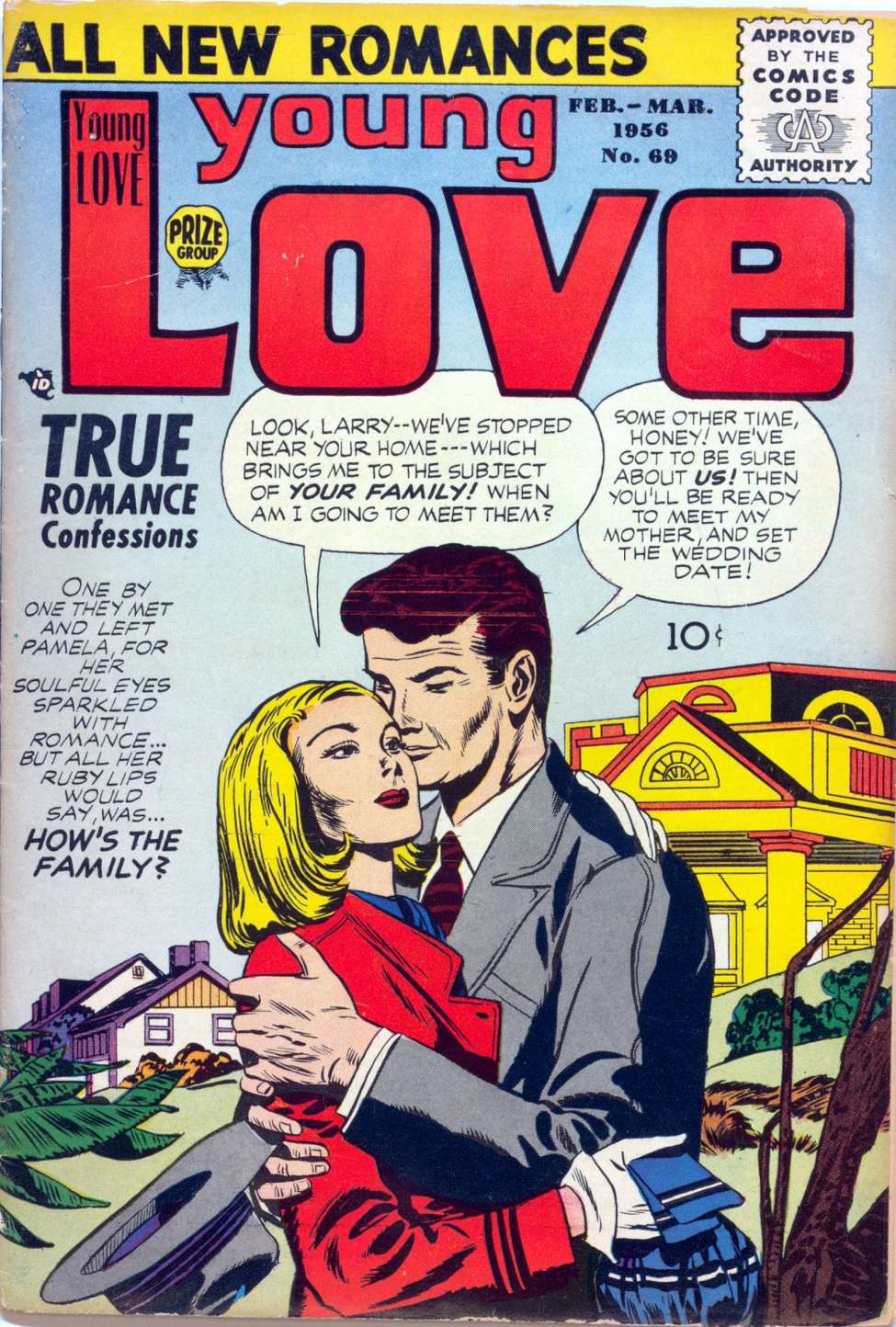 Comic Book Cover For Young Love 69