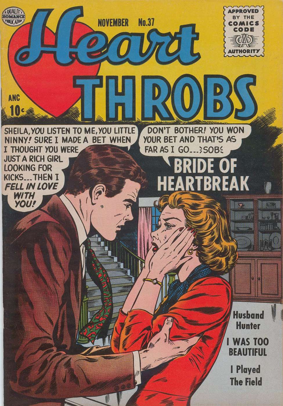 Book Cover For Heart Throbs 37