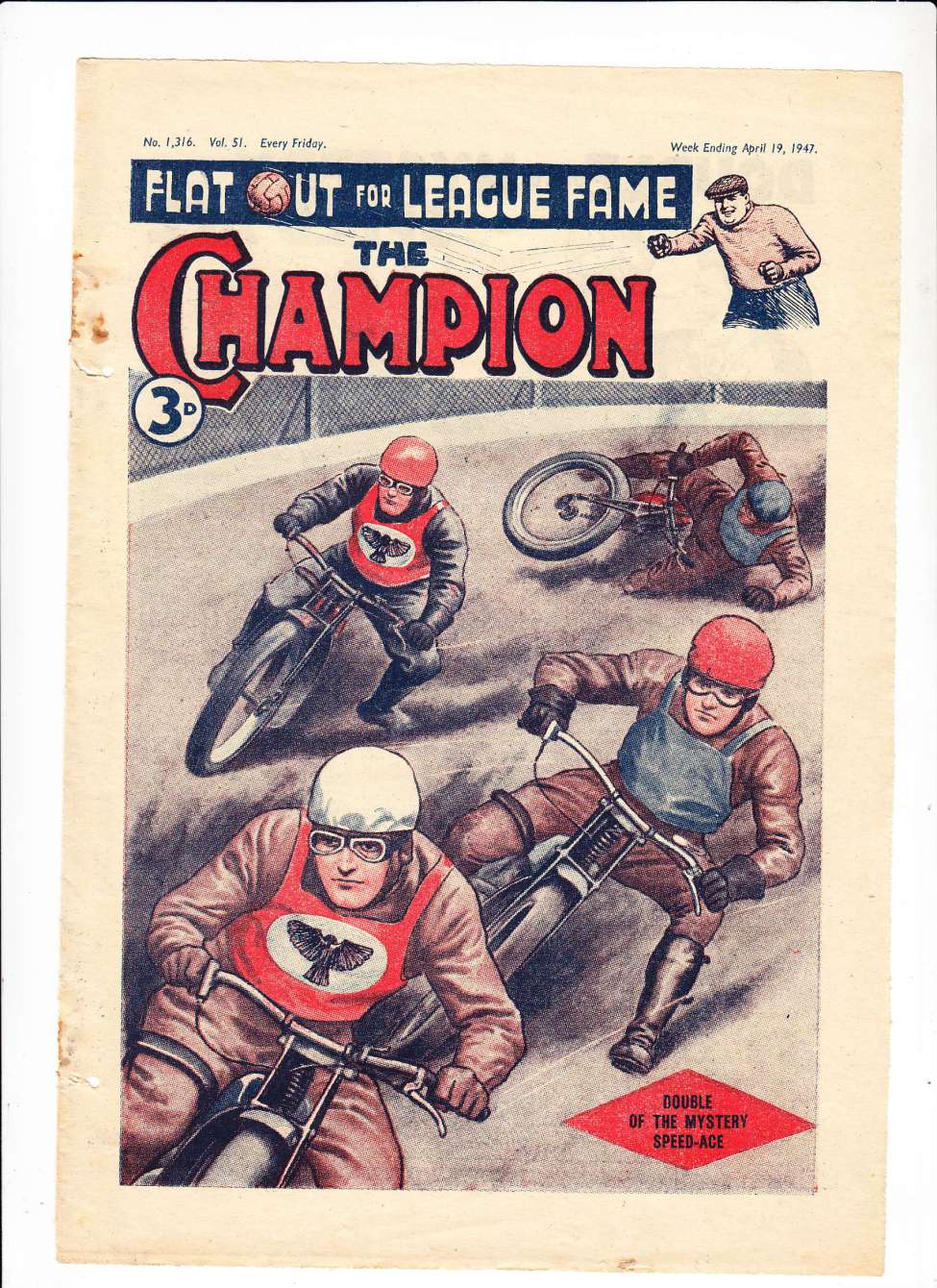 Comic Book Cover For The Champion 1316