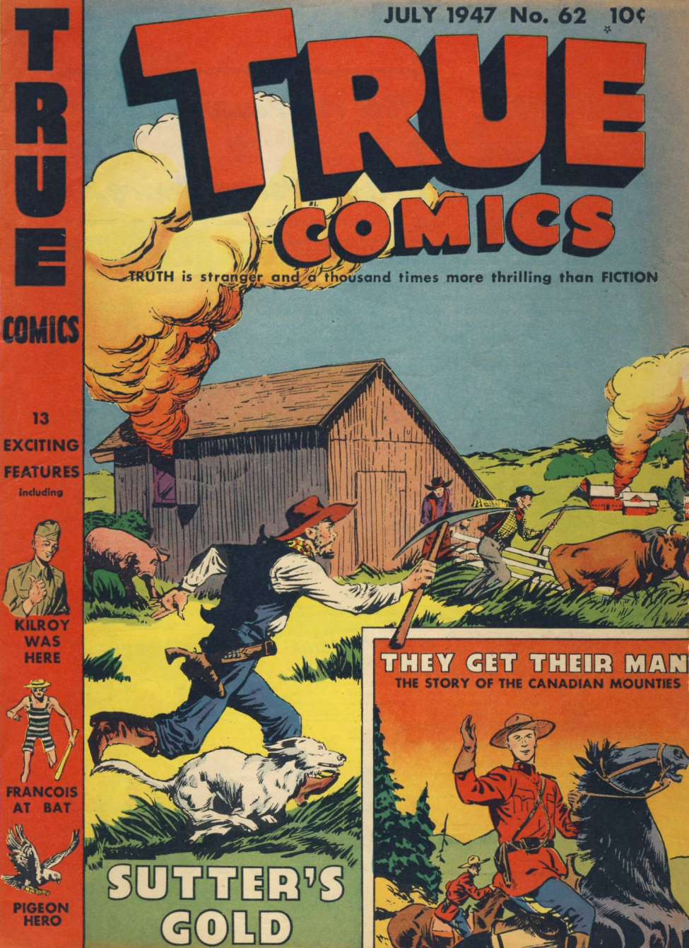 Comic Book Cover For True Comics 62