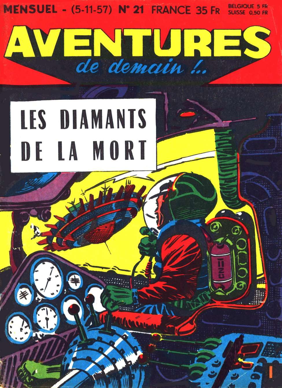 Book Cover For Aventures de Demain 21 - Les Diamants de la Mort