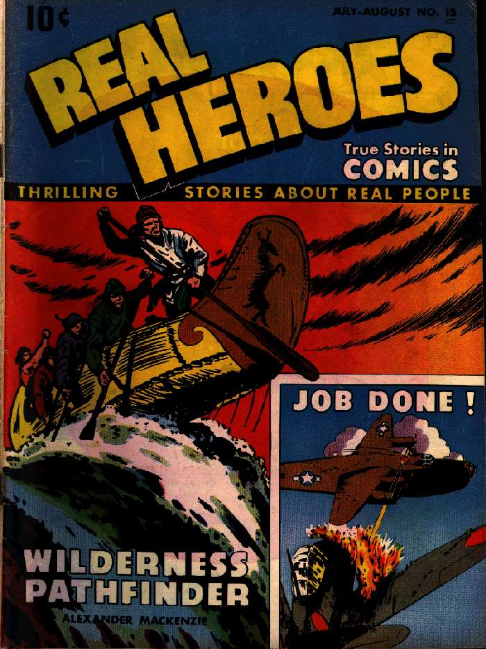 Book Cover For Real Heroes 15