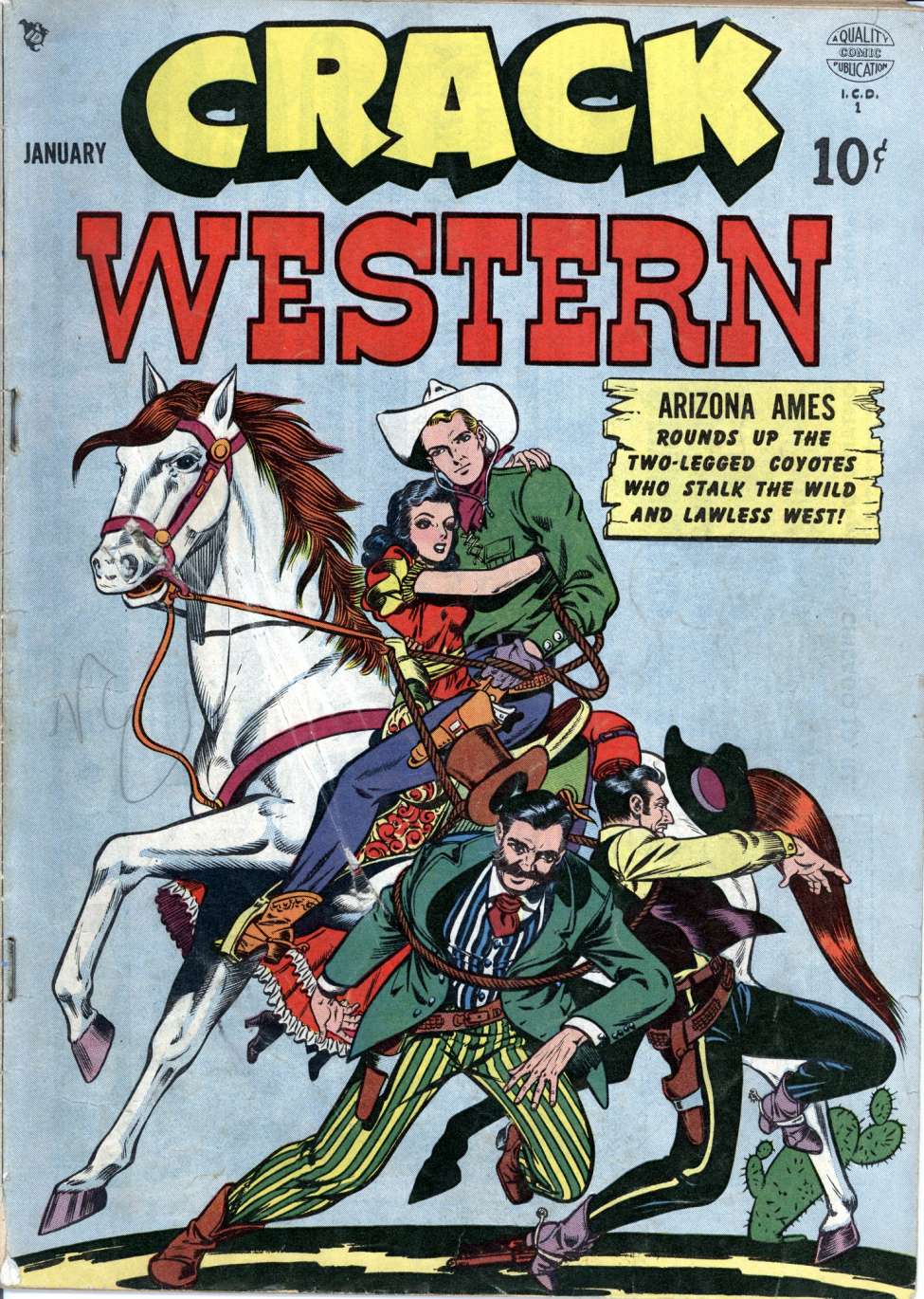 Comic Book Cover For Crack Western 64 (alt) - Version 2