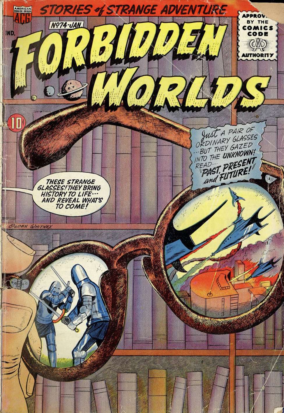 Comic Book Cover For Forbidden Worlds 74