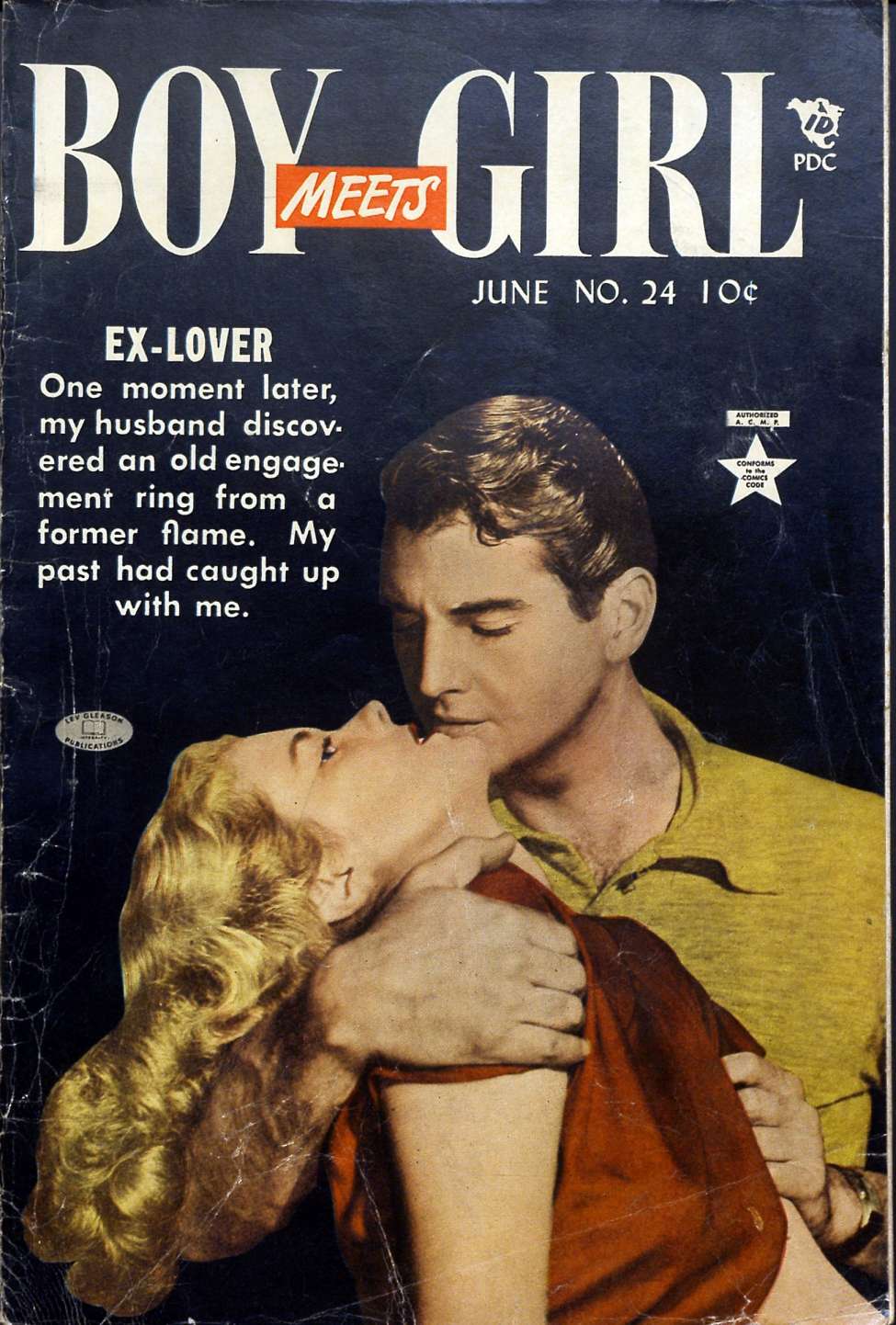 Comic Book Cover For Boy Meets Girl 24