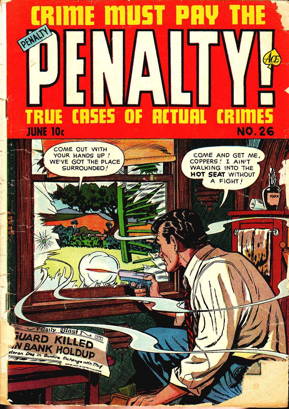 Comic Book Cover For Crime Must Pay the Penalty 26