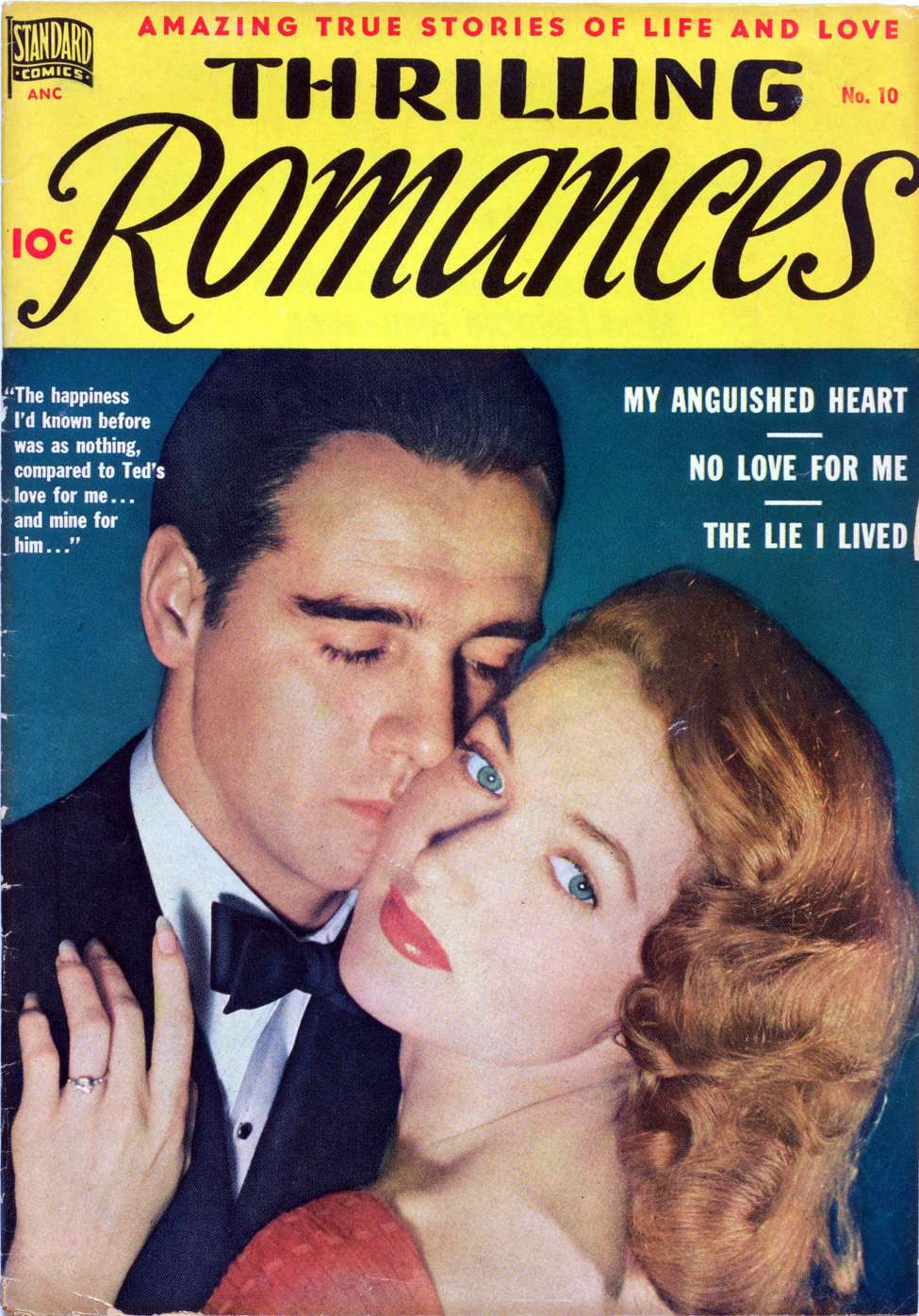 Comic Book Cover For Thrilling Romances 10