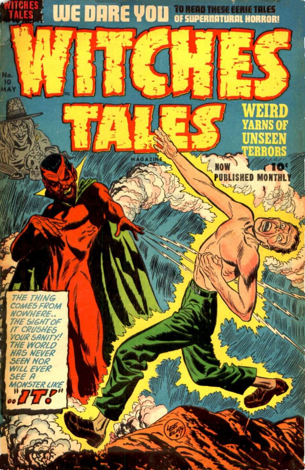 Comic Book Cover For Witches Tales 10 - Version 1
