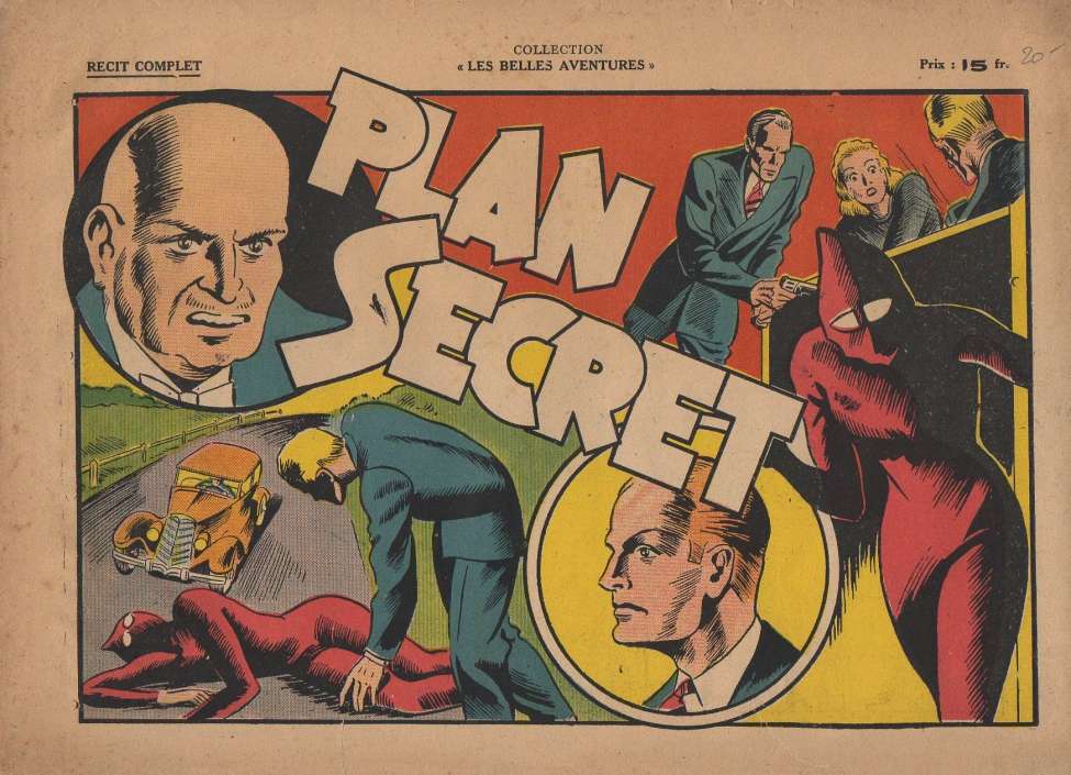Comic Book Cover For Plan Secret Collection Les Belles Aventures.