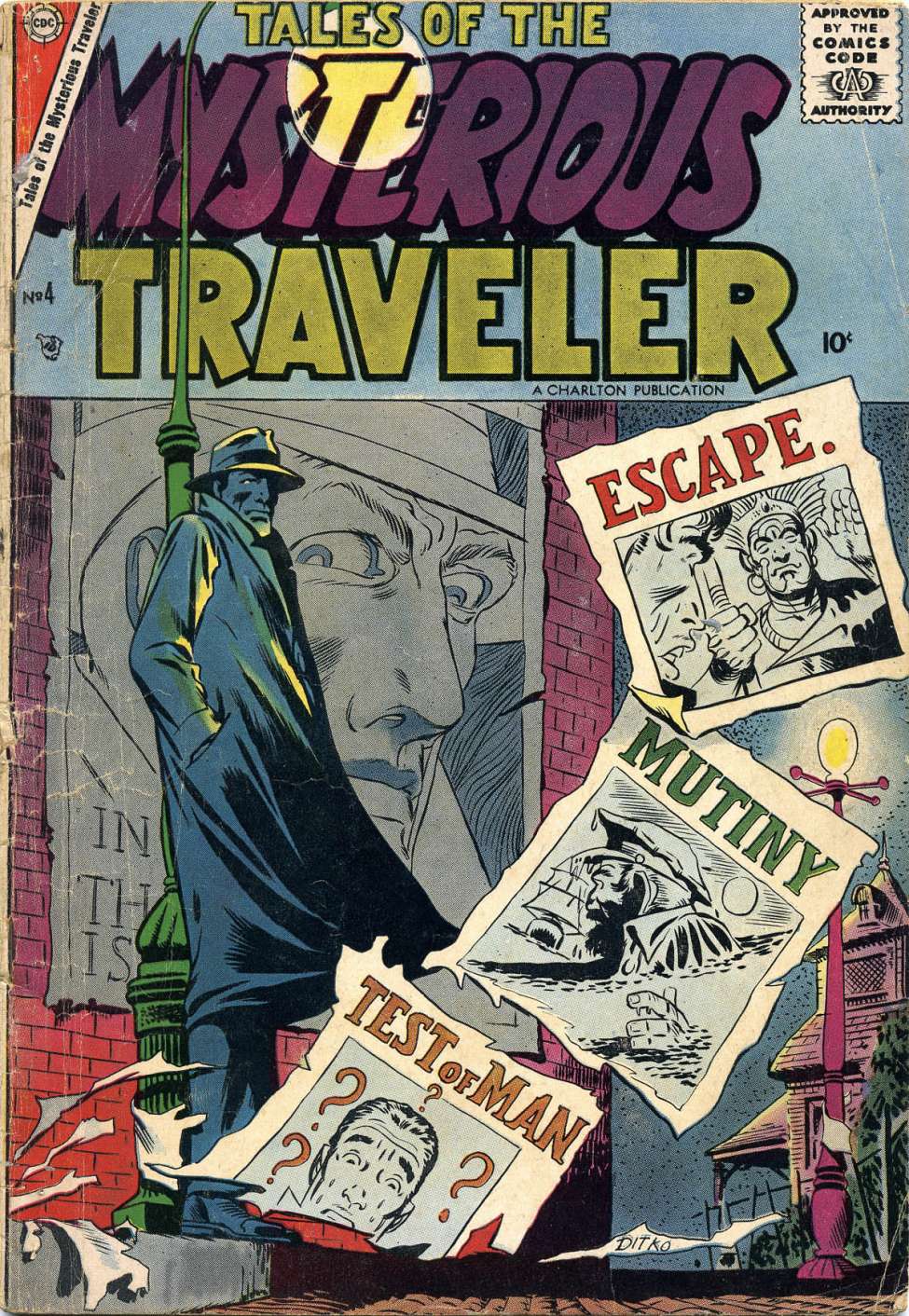 Comic Book Cover For Tales of the Mysterious Traveler 4