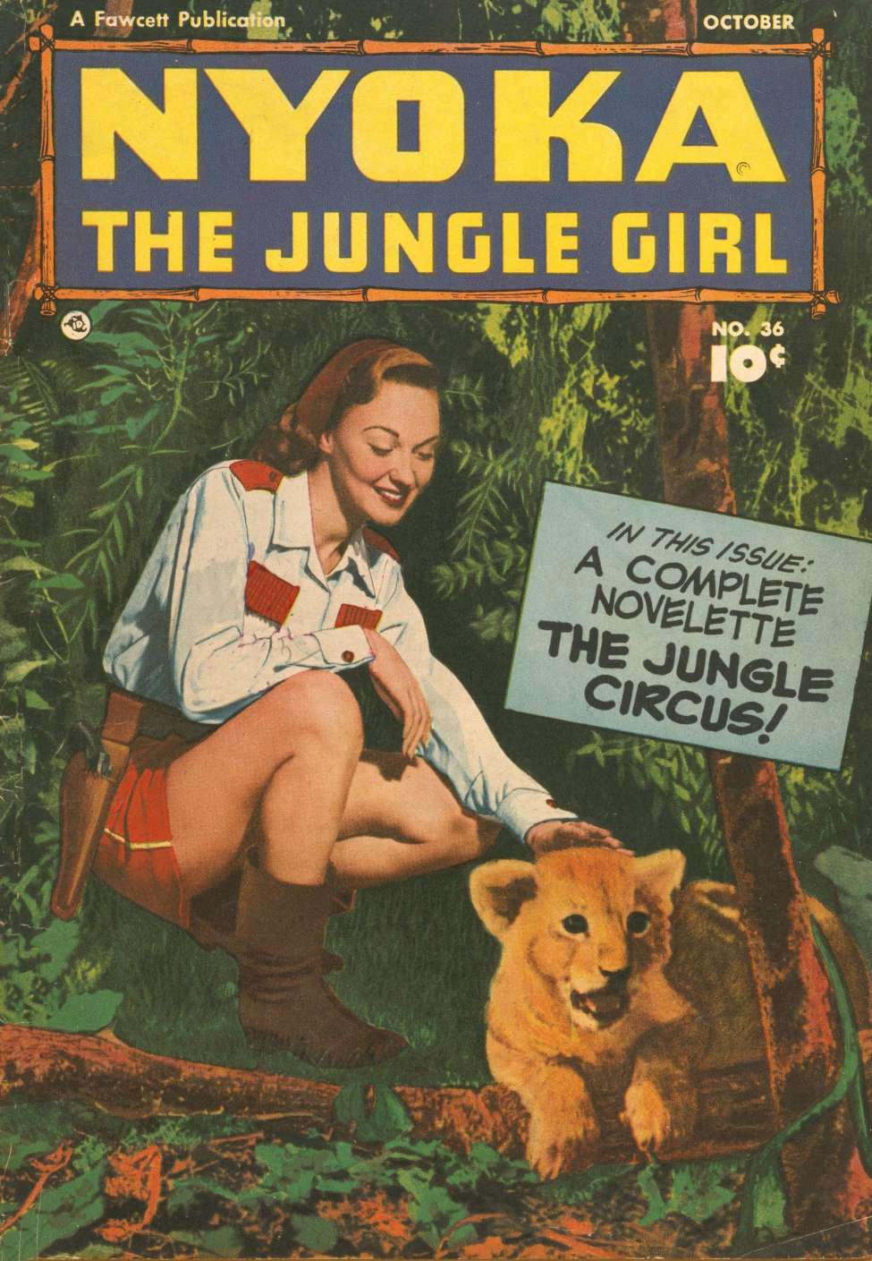 Book Cover For Nyoka the Jungle Girl 36 - Version 2