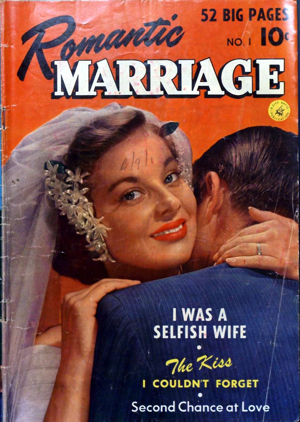 Comic Book Cover For Romantic Marriage 1